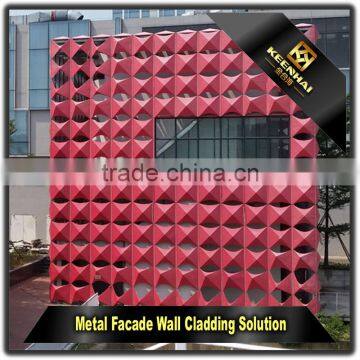 Architectural Laser Cutting Panels Outdoor Aluminum Curtain Wall for Building photo-5