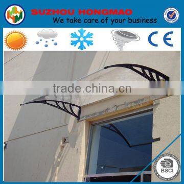 polycarbonate aluminum awning and louver for garden supply