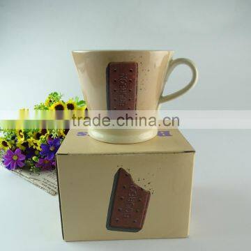 Wholesale Ceramic Mug ,Lovely Chocolate Mug, Cheap Glazed Ceramic Mug photo-2