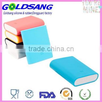 6 colors Soft Silicone Protective Case for 10400mAh Power Bank Charger