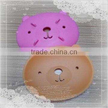 2015 Hot Sell Cartoon Silicone Soap Mat Flower-shaped&pattern Design photo-2