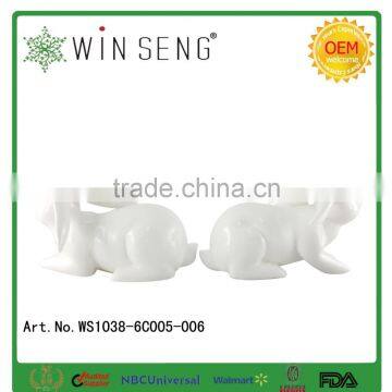 2016 Easter Decoration Custom Cute Funny Ceramic Easter Rabbit Figurines photo-4