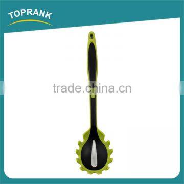 FDA Approved Kitchen Utensils Tool Pasta Server Long Handle Silicone Spaghetti Server photo-2