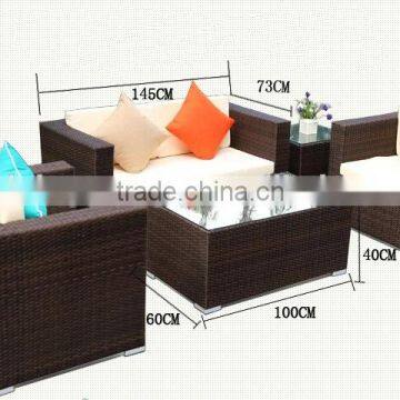 SFM3150819-05 Outdoor Rattan Furniture Sofa Design, wholesale garden sofa