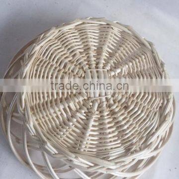 Sets Decorative Disposable Wicker Round Basket Tray photo-4