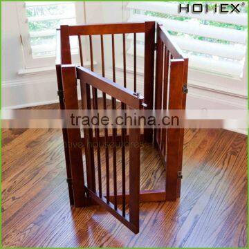 Wood Innovative Pet Gate Dog Fence Homex_BSCI Factory