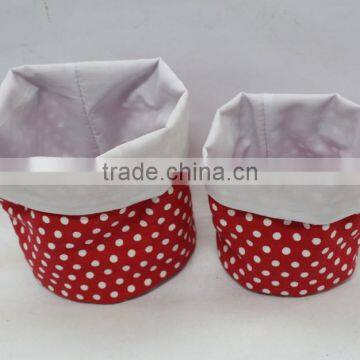 6" Indoor Decorative Fabric Flower Bag photo-2