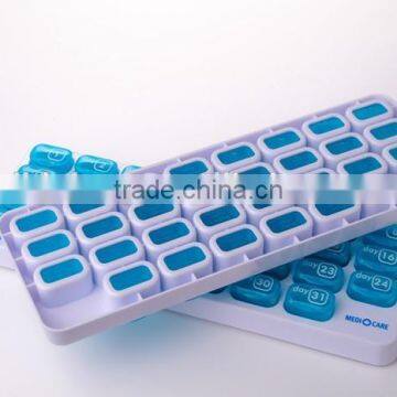 Monthly Keyboard Pill Box for Any Language Printing photo-4