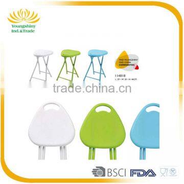 Good Quality Custom Colorful Portable Plastic Foldable Chair photo-2