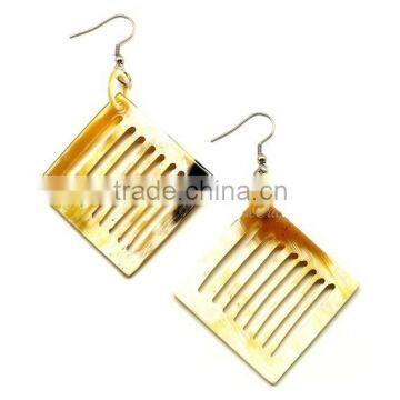 Water Buffalo Earrings, Elagant Design, Natural Material From Vietnam photo-4