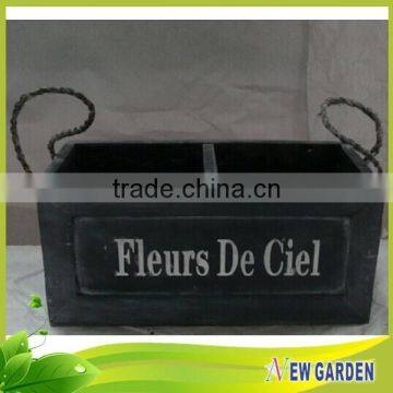 Fashionable Customzied Barrel Shape Wooden Different Types Flower Pots photo-6