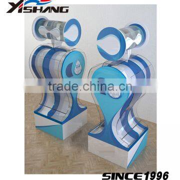 Unique Shape Design Supermarket Shopping Mall Rack Brand Display Stand photo-5