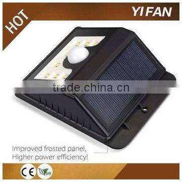 8 LED Solar Power Motion Sensor Garden Security Lamp IP65 Waterproof Protection Level Solar Powered photo-2