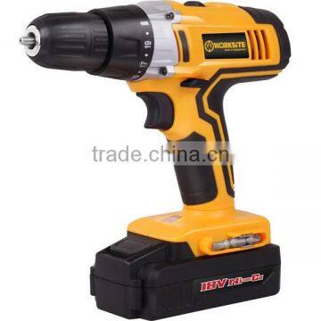 CD314 Worksite Brand 18V Ni-cd Battery Variable Speed Cordless Dril photo-6