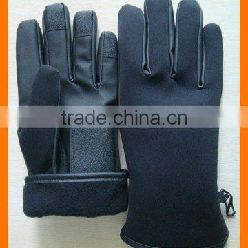 PU Leather Police Gloves for Winter photo-2