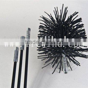 Black PP wire chimney brush