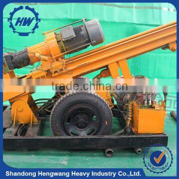 200m DTH rig pneumatic borehole water well rotary drilling rig manufacturer