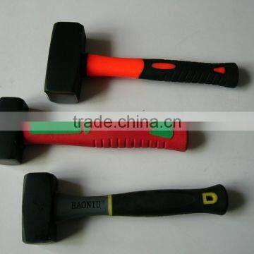 Carbon Steel Drop Forged Bush Hammer 800g With Fiberglass Handle photo-3