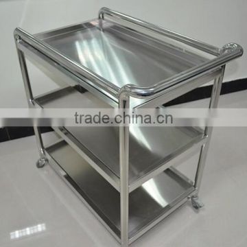 Stainless steel medical tool cart