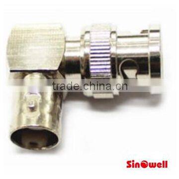 CCTV Camera Solderless Coaxial L Type Bnc Male Connector photo-5