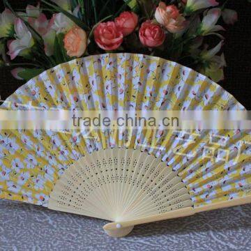 Beautiful Fabric Bamboo Fan for Ladies photo-4