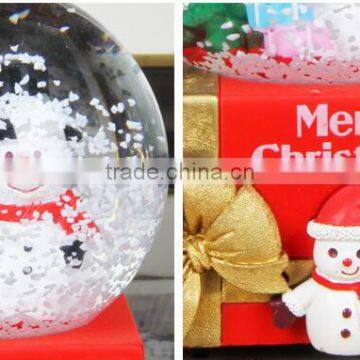 Hot Sale Gifts Musical Christmas Snow Globe Handwork Christmas Snow Globe photo-4