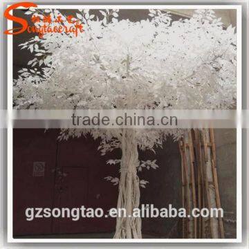 Factory Manufacture 10m White Artificial Pine Tree for Wedding Centerpiece Decoration Wooden Banyan Bonsai photo-3