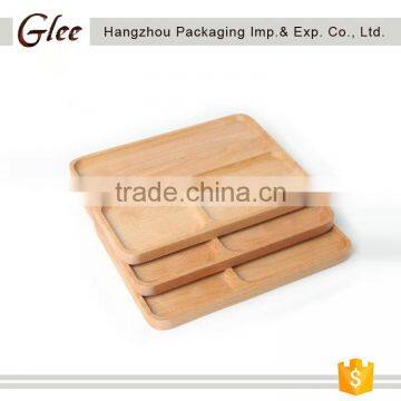 customized food wood serving tray wood dish plate