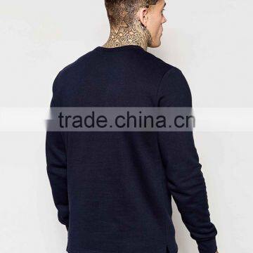 Split Hem Sweatshirt for Men's photo-2