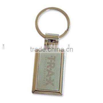 Metal Keychain/kerying with laser logo/engraved keyring/customized logo keychain