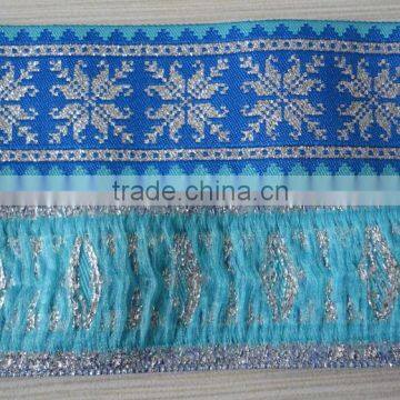 Custom High Quality Metal Yarn Jacquard Ribbon for Decoration photo-2