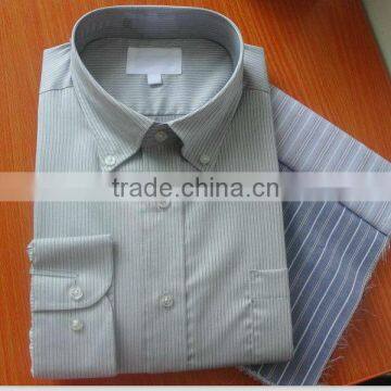 Men's Stripes dress shirts Buttons Down Collar Shirts man shirts