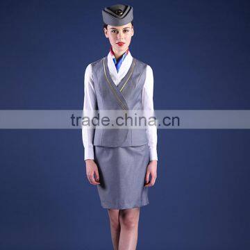 New Design Fashion Airline Uniform Airline Stewardess photo-6