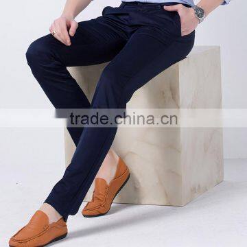 Men's Casual Pants Slim Straight Stretch Pants All-match Business Mens Thin Long Trousers Custom photo-4