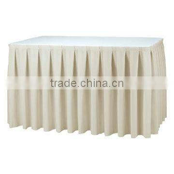 Polyester Table skirting, table skirt