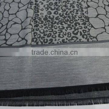 Spring New Hot Leopard Jacquard Scarf 100%viscose photo-2