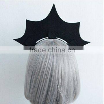 Exaggerated Harajuku Star Crown Hair Hoops,queen Birthday Hairbow,bride Photograph Jewelry Hair Band photo-3