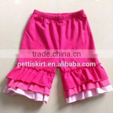 Soft Cotton Baby Clothes Girls Shorts Dresses Summer Double Ruffle Short Pants for Children photo-5