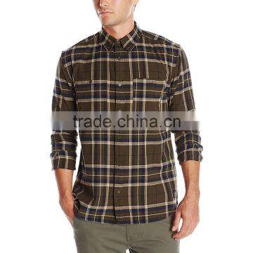 Blow 3dollar Oem Factory Yellow Plain Mens Flannel Shirt for Cheap Price photo-3