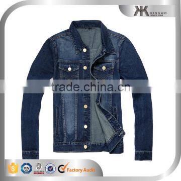 2016 new custom mens denim fall jactets&coat OEM service clothing wholesale