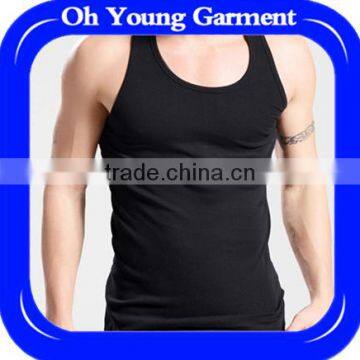 100% cotton vest fashion fitness stylish tank top custom blank promotional vest