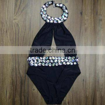 M860 Runwaylover2016 Ladies Sexy Dazzling Diamond Bikini One Piece Swimwear photo-4