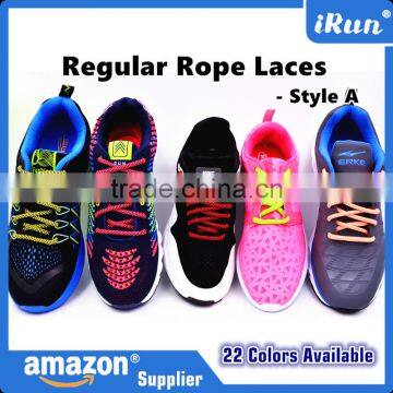 Amazon/eBay Supplier Hot Sale Regular Rope Polyester Laces - Yeezy Rope Laces for Sneakers - Round Custom Shoelaces