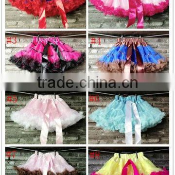 cute baby girl fluffy pettiskirts girl's tutu skirts candy cane pettiskirts Christmas pettiskirts