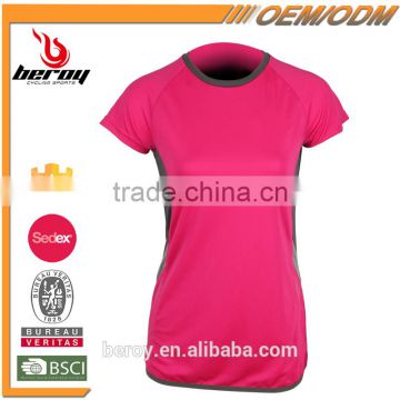 Custom women dri fit t-shirt design,logo customized hight quality gym Tee shirt