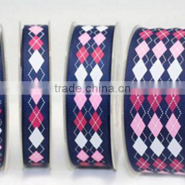 hi-ana ribbon 193 Lattice Printed Ribbon Princess Grosgrain Ribbon Printed Grosgrain Ribbon