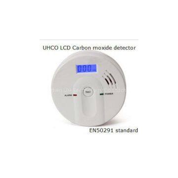 LCD CO carbon monoxide detector with 9V battery