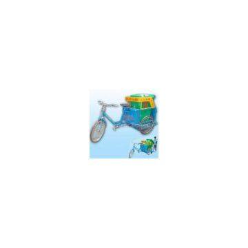 Stainless Steel Tricycle For Transport 3-wheel garbage and waste  vehicle