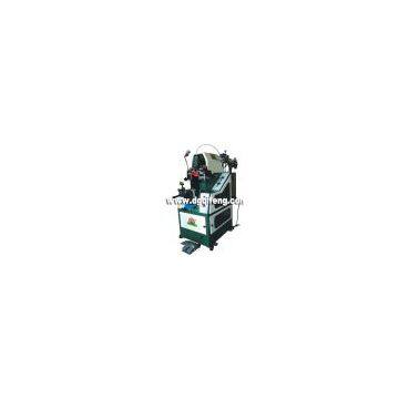 Automatic cementing heel lasting machine