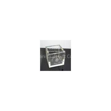 Unique Customized Polishing Plexiglass Cotton Box / Acrylic Product Display